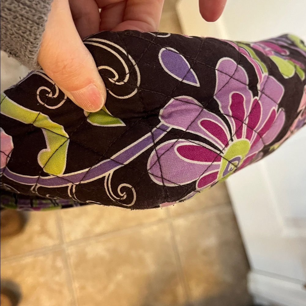 Vera Bradley Floral Patterned Backpack - Picture 9 of 10